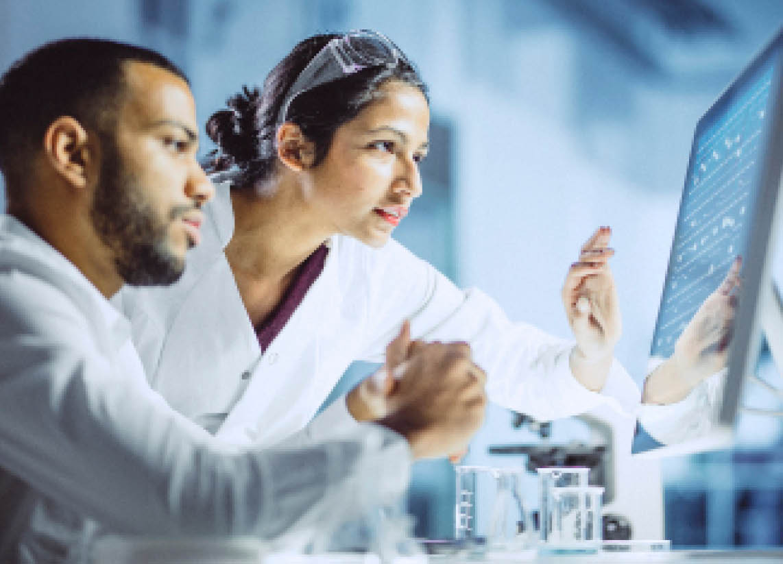 Scientist Working in The Laboratory